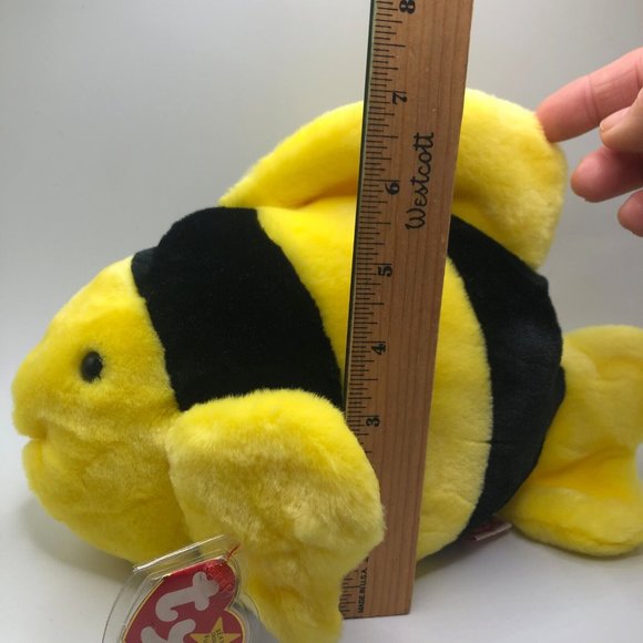 Ty Toys Rare Bubbles Ty Beanie Buddy Fish Mint Condition Mint Tags Werrors Poshmark